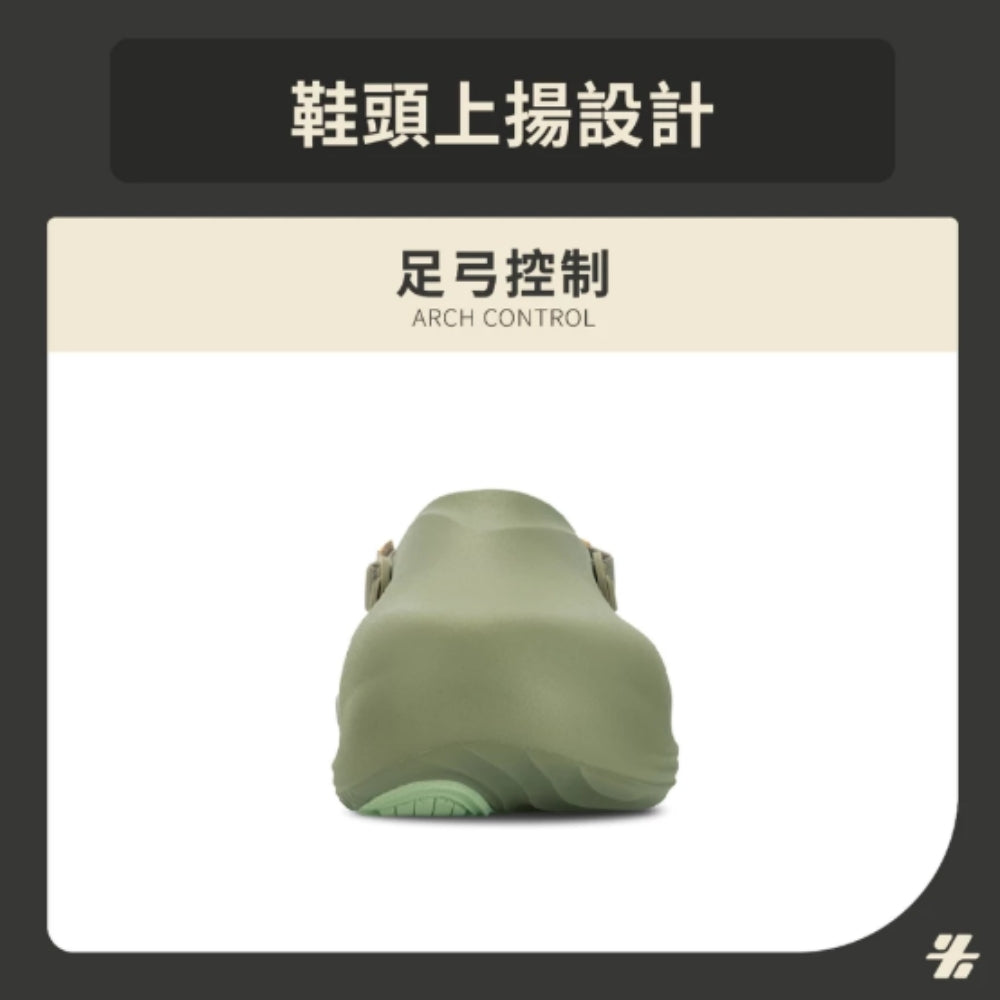 Formula 足弓控制拖鞋 女 (橄欖綠)
