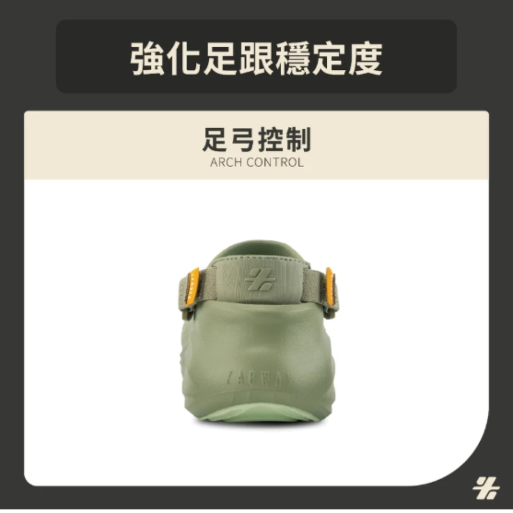 Formula 足弓控制拖鞋 女 (橄欖綠)