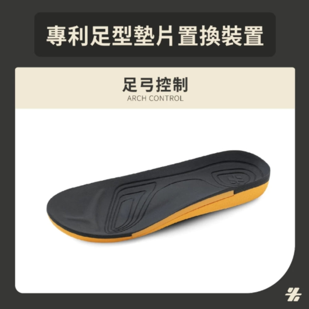 Formula 足弓控制拖鞋 男 (經典黑)