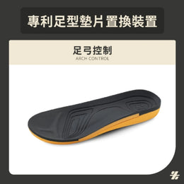 Formula 足弓控制拖鞋 男 (經典黑)